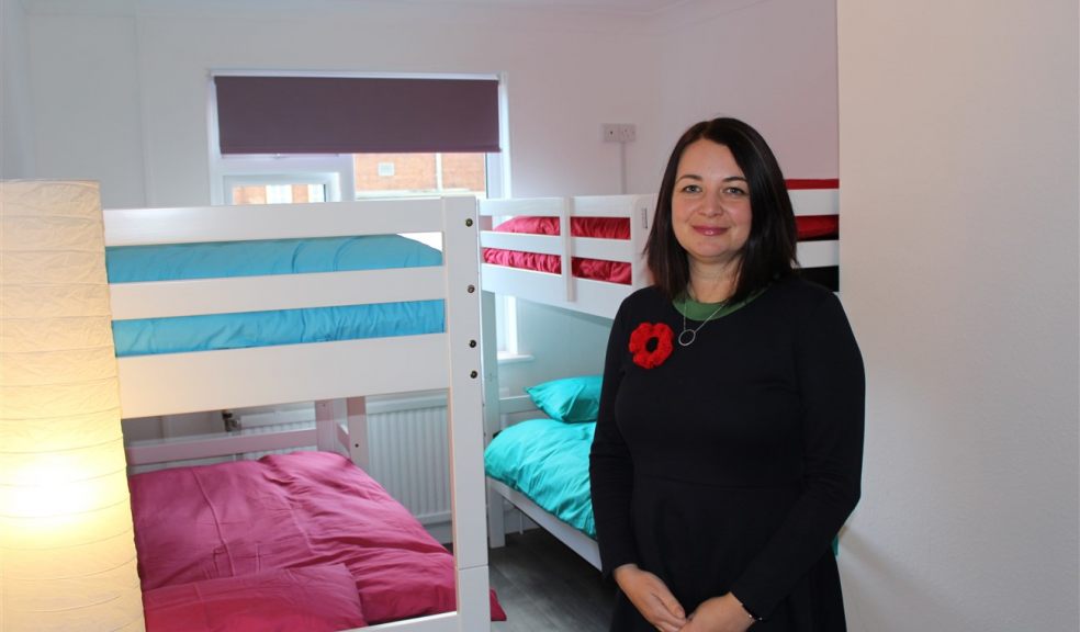 Cllr Morse inside Exeter’s Night Shelter