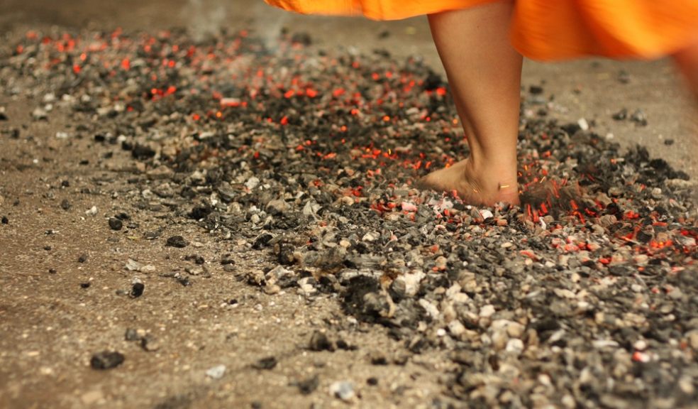 Dare to bare... walk over hot coals for Exeter's WESC Foundation