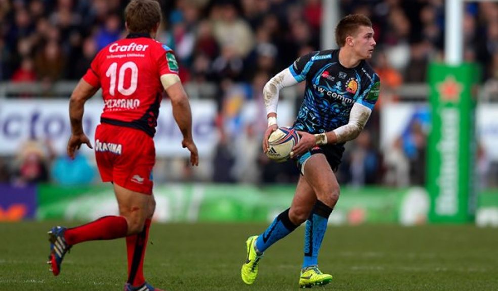 Henry Slade. Photo: Exeter Rugby Club/Pinnacle Photo Agency