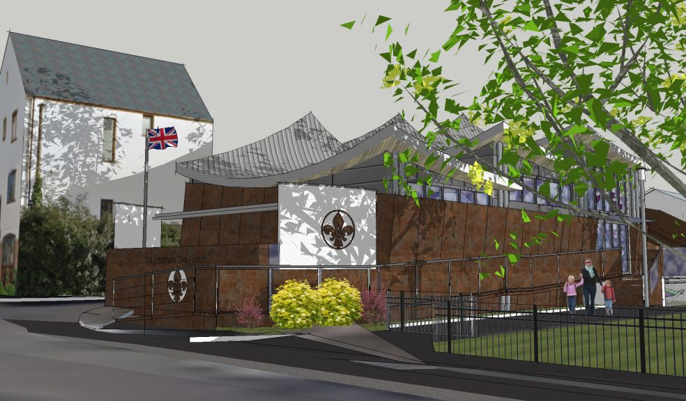 Architect's drawing of the new Topsham Adventure Centre