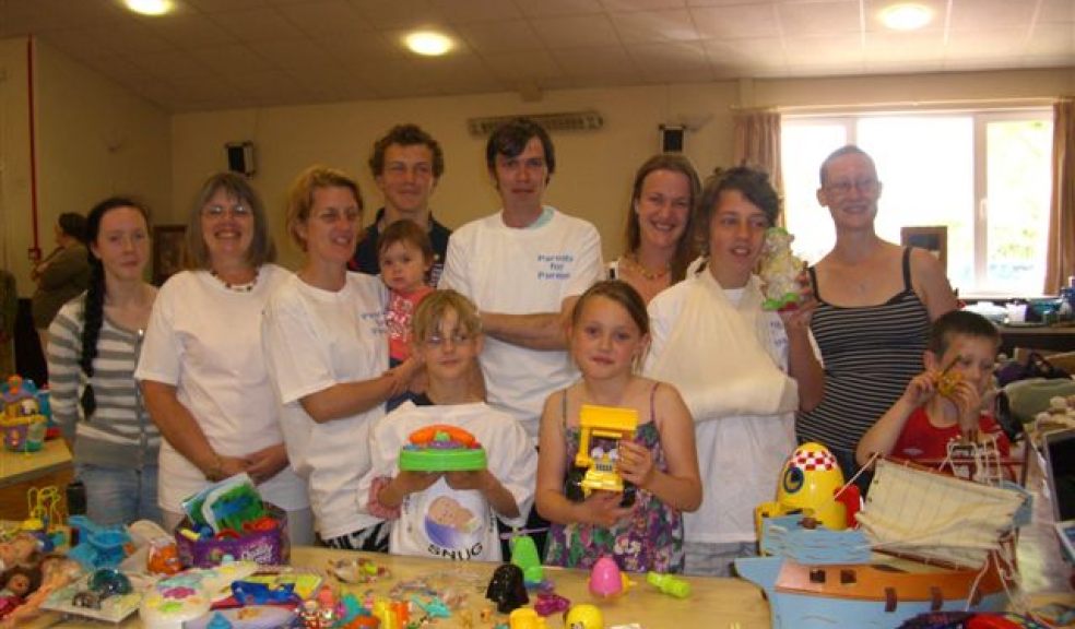 Jumble sale raised over £400 for SNUG at Sandford Parish Hall. Photo: Margaret Tucker