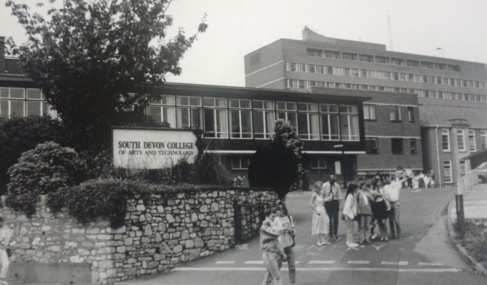 south devon technical college in the 80s from newton road