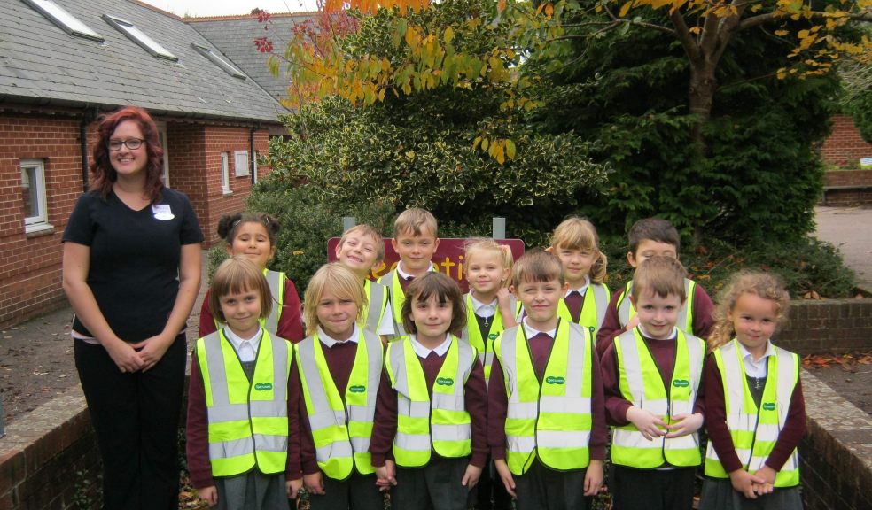 Beth Greenwood, Specsavers Exeter staff member with the School Council