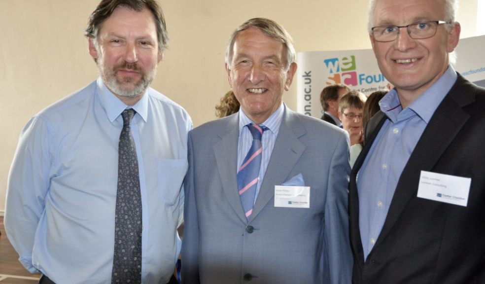 Photography by Glen King - Mark Braithwaite, WESC/ Derek Phillips - Vice President, Exeter Chamber/ Chris Lorimer