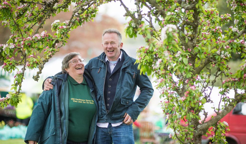 Toby with Christine Walkden. Photo by Matt Austin.