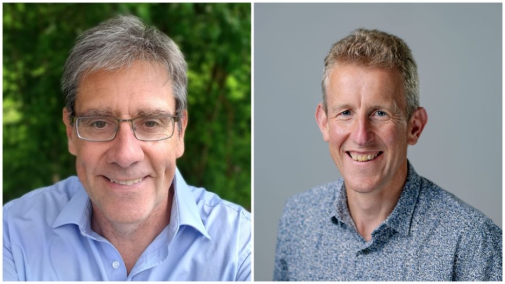 Peter Cox (left) and Tim Lenton.