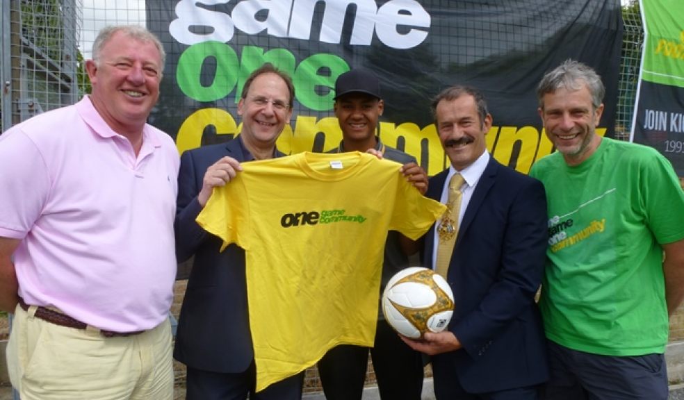 Left to right: Julian Tagg, Mark Goodwin, Ollie Watkins, Percy Prouse and Martin Weiler