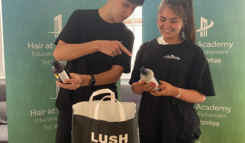 Hair Product donations are 'LUSH' for unique Exeter-based hairdressing  training salon | The Exeter Daily