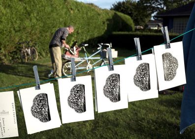Nick Hand and the print bike Nick Hand and the print bike