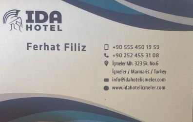 contact details for Ida Hotel in Icmeler