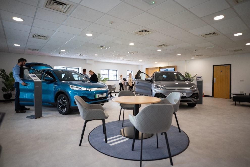 BYD's new Marsh Barton showroom