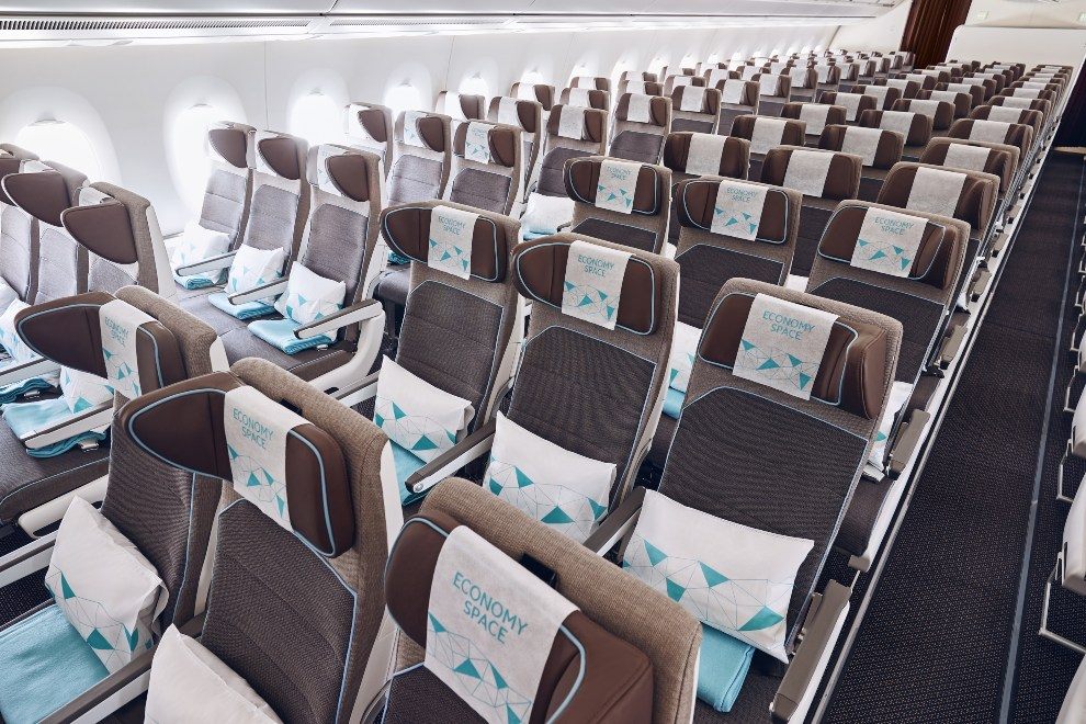 ETIHAD AIRWAYS UNVEILS NEW SUSTAINABILITY50 AIRBUS A350 economy travel ETIHAD AIRWAYS UNVEILS NEW SUSTAINABILITY50 AIRBUS A350 economy travel