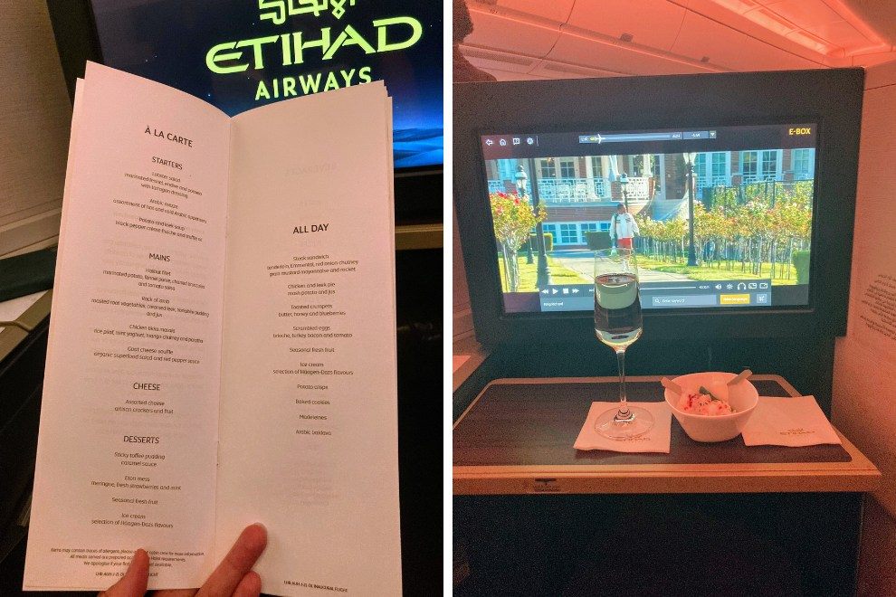 Etihad A350 Sustainability50 Business Travel Review An Unmatched Flight Experience menu Etihad A350 Sustainability50 Business Travel Review An Unmatched Flight Experience menu