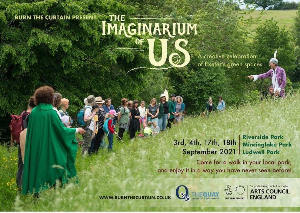 Burn the Curtain are putting on outdoor performances at Exeter's Valley Parks in September. Photo: Theo Moye