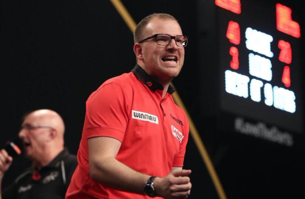 Mark Webster, 2008 BDO World Champion and current Sky Sports pundit.