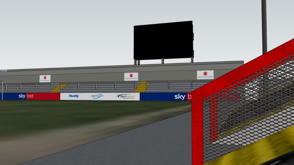 Artist's impression of the giant screen at St James Park
