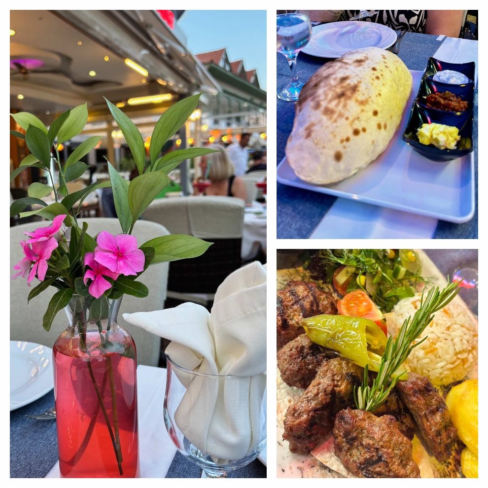 dinner, restaurant, hotel ida, Icmeler, turkey