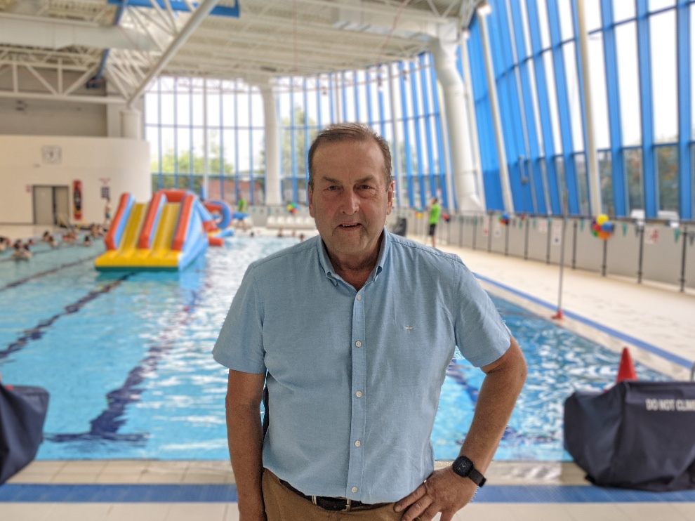 Exeter City Council leader, Cllr Phil Bialyk. Photo: LDRS Exeter, swimming, pool, riverside