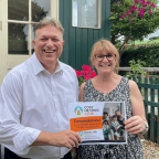 Moorland Fuels' Cosy Heating Club Winner and Commercial Sales Account Manager