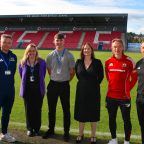 L-R Danny Harris, ECCT; Hannah Hurrell, OPCC; Euan Prosser, OPCC; Alison Hernandez; Ilmari Niskanen 