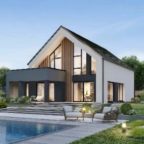 Modern mansion with pool and lots of land