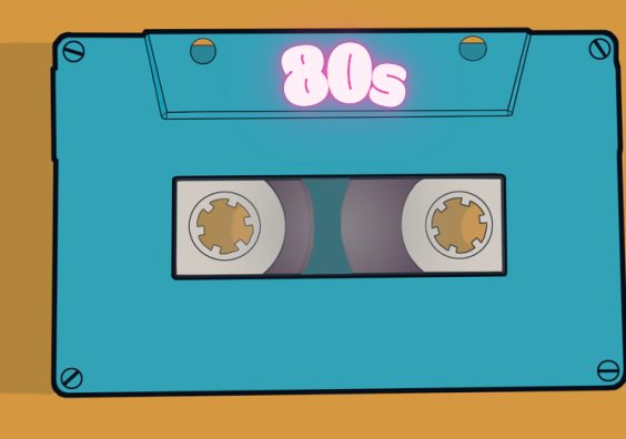 80s disco tape