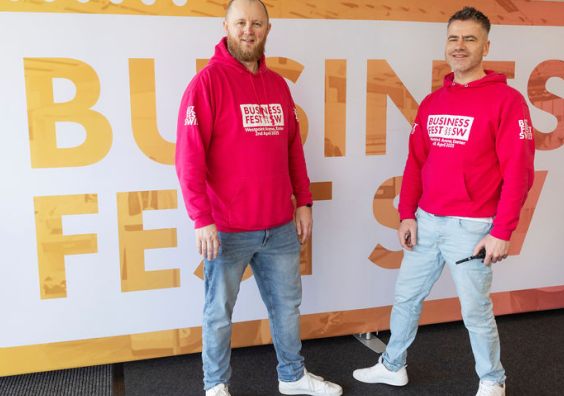 Gavin Harris and Jamie O’Neill, #BizFestSW