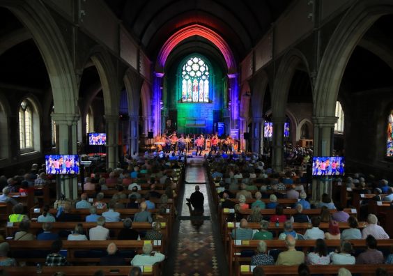 The London African Gospel Choir closed Budleigh Music Festival in spectacular style