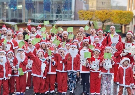 Christmas Santa Run. Photo: ELF.