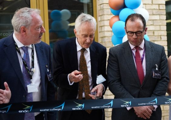 L - R John Laramy, Lord Barber, Adam Watt and Martha Dade