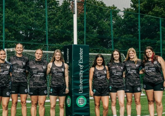Pictured, from left: Frankie Welsher, Ellie Wood, Lilly Plowman, Tilly Pulfer, Charlotte Coyle, Meghan Crilly , Izzy Firth and Amelia Lambourn.