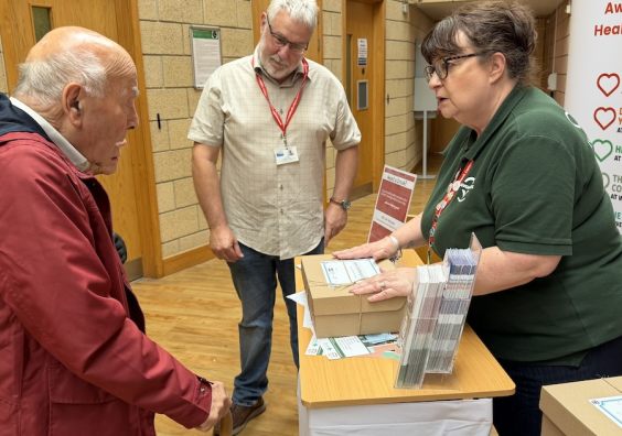 Ken Wood was the first carer to receive his Wellbeing Box Ken Wood was the first carer to receive his Wellbeing Box