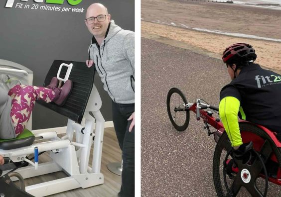 London Marathon wheel chair campion Sarah Piercy, trained by Fit20 