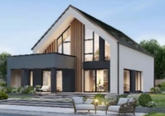 Modern mansion with pool and lots of land