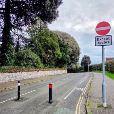 Dryden Road, Exeter. Image courtesy: Ian Frankum.