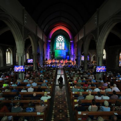 The London African Gospel Choir closed Budleigh Music Festival in spectacular style