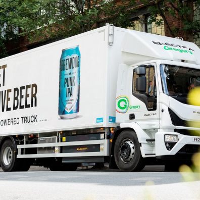 All electric delivery vehicle