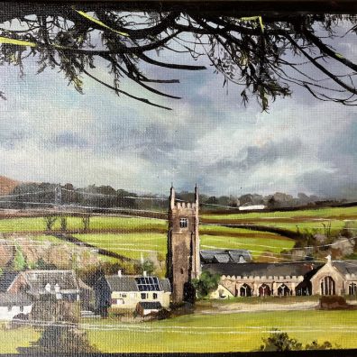 Angelie Pickett's painting of Ugborough was last year's winner in the older age group 