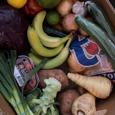 Meal boxes delivered to families with young children across Devon