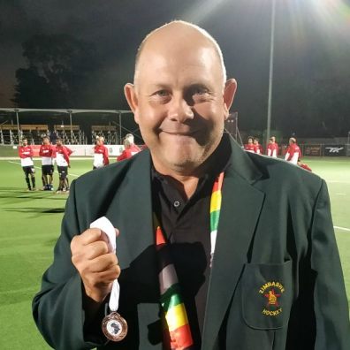 Gus Mcvey with his bronze medal