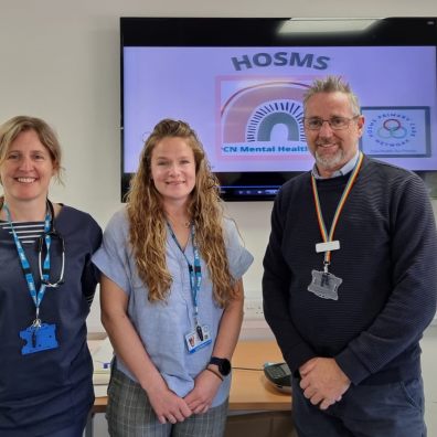 Group of people from mental health and wellbeing team