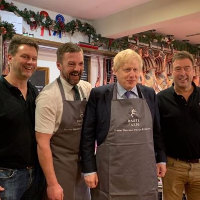 James Dart, Alastair David, Boris and Michael Dart. 