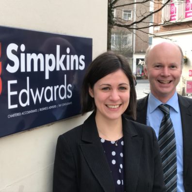 Jonathan Hayes, new Partner at the Exeter office of Simpkins Edwards, and Jo Tope, new Partner at the firm’s Holsworthy office