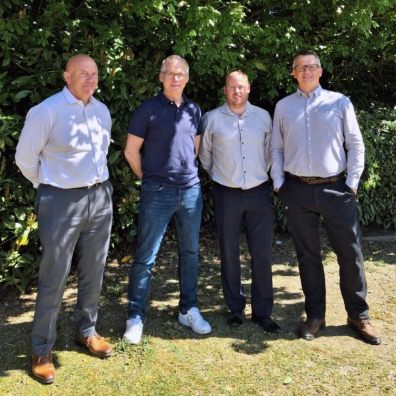 L-R: Ian Woodward, Andrew Charlton, Wayne Stokes and Matthew James.
