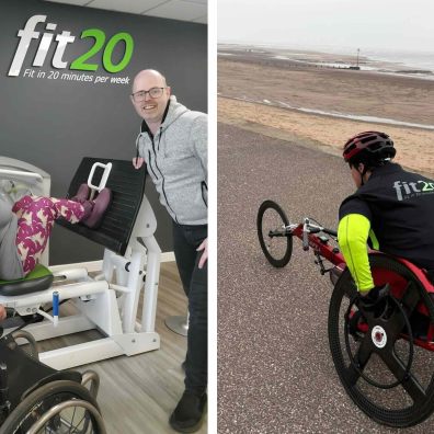 London Marathon wheel chair campion Sarah Piercy, trained by Fit20 