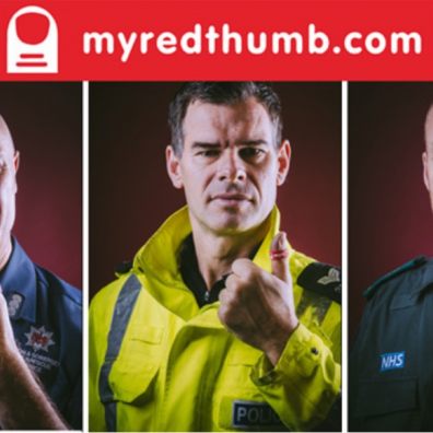 Emergency services join forces for ‘My Red Thumb’ Day 2021 road safety awareness campaign