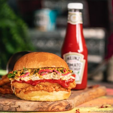 The Dhoom! Burger by Heinz and Absurd Bird