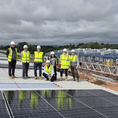 Summerfield and Devon Contractors celebrate topping out milestone at Westpark 26 Team members from Summerfield and Devon Contractors on the roof of Westpark 26 Business Park in Well