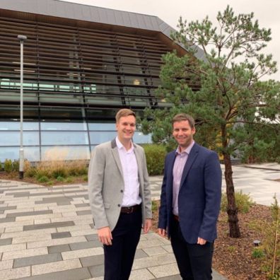 Timewade’s Jordan Westcott, Operations Director and Julian Wills, Managing Director.