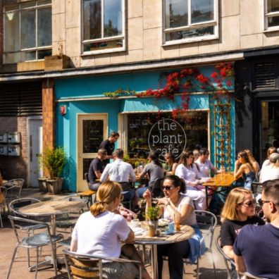 What Exeter's independent businesses do before the summer crowds arrive independent cafes business with customers sitting outside in the sunshine